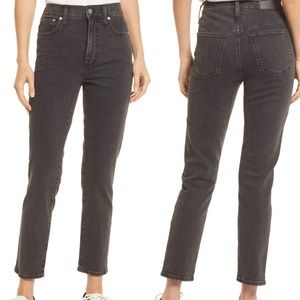 Madewell Perfect Vintage Crop Jeans, gray size 30